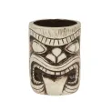Beaumont Ceramic Toscano Lono Tiki Mug Coffee Brown 450ml - Image 1