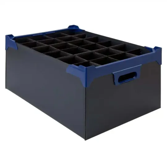 Beaumont Wine Glass Carry Box 500x345x200mm (5 Pack)
