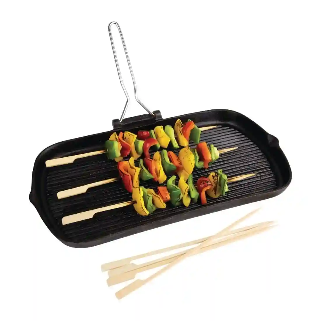 Fiesta Compostable Bamboo Paddle Skewers 210mm (Pack of 100) - Image 2