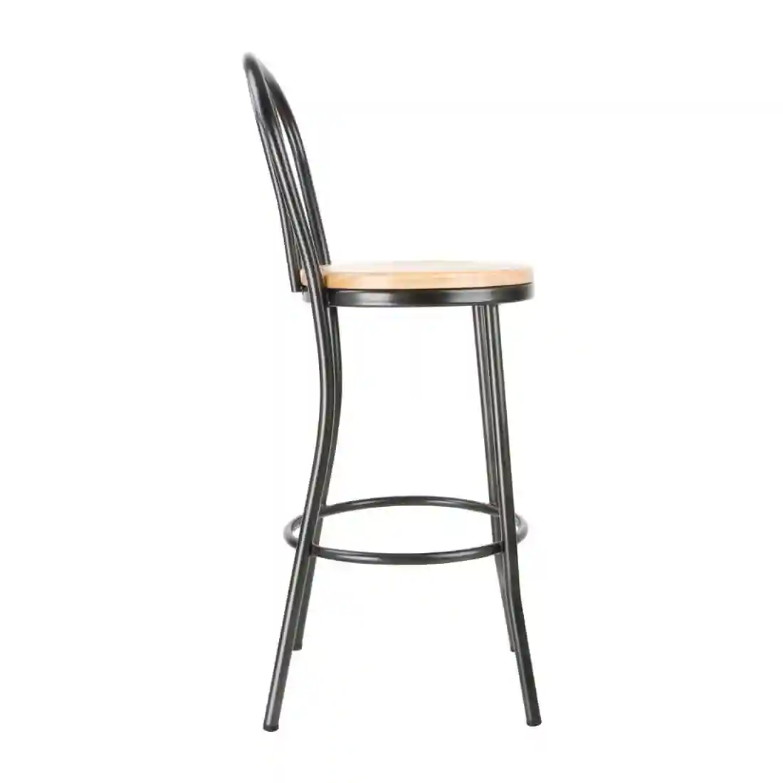 Bolero Clarisse High Stools Metallic Grey (Pack of 1) - Image 2