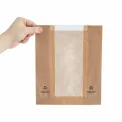 Fiesta Compostable Food Bags with Glassine Windows (Pack of 1000) - Image 4