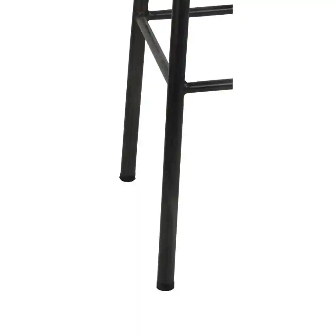 Bolero Cantina High Stools with Wooden Seat Pad Black (Pack of 4) - Image 5