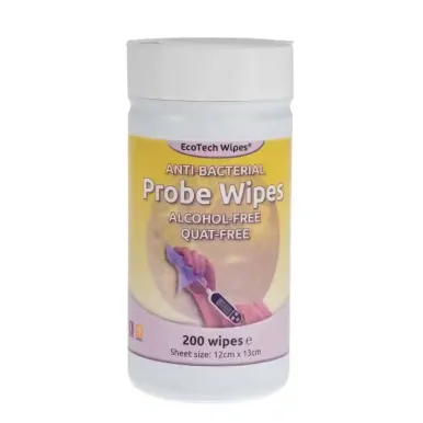 Alcohol-Free Quat-Free Food Probe Wipes (Pack of 200)