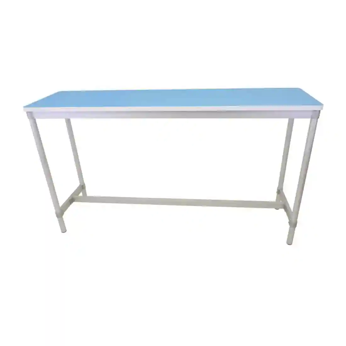 Gopak Enviro Indoor Pastel Blue Rectangle Poseur Table 1800mm - Image 2