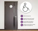 Disabled Toilet Door Symbol Right. 150mm - Image 3
