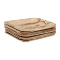Fiesta Compostable Palm Leaf Plates Square 200mm (Pack of 100) - Image 6