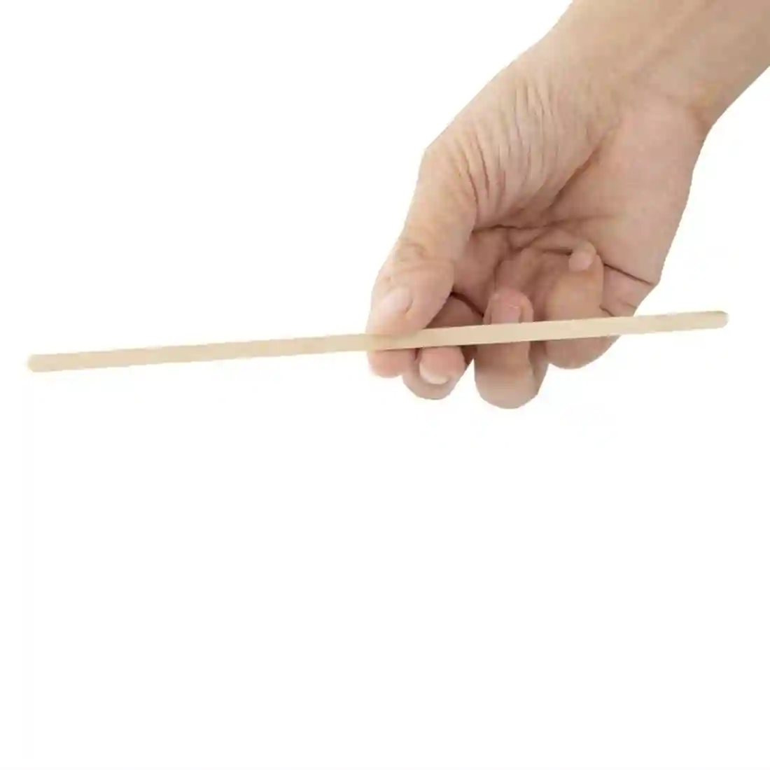 Fiesta Green Biodegradable Wooden Coffee Stirrers 190mm (Pack of 1000) - Image 2