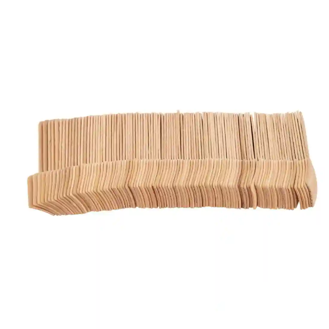 Fiesta Compostable Wooden Ice Cream Spoons (Pack of 100) - Image 2