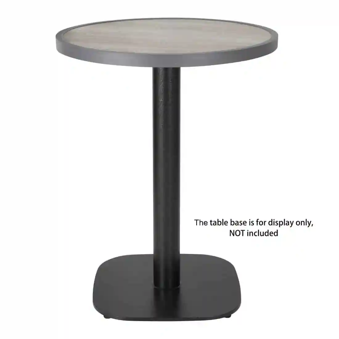 Bolero Fibre Glass Round Table Top Wood Effect 580mm - Image 5