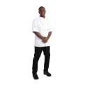 Whites Chicago Unisex Chefs Jacket Short Sleeve White - Image 4