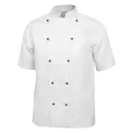 Whites Chicago Unisex Chefs Jacket Short Sleeve White - Image 7