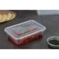 Fiesta Recyclable Plastic Microwavable Containers with Lid Medium 650ml (Pack of 250) - Image 4