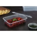 Fiesta Recyclable Plastic Microwavable Containers with Lid Medium 650ml (Pack of 250) - Image 5