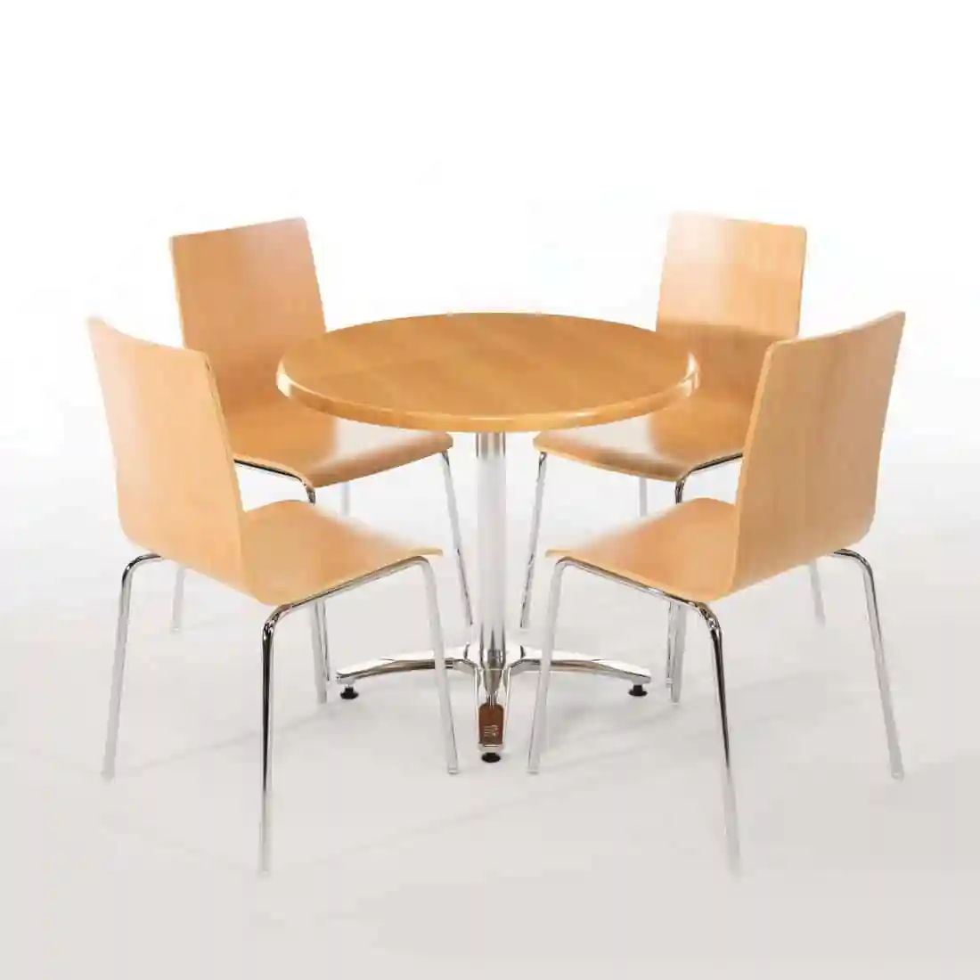 Bolero Aluminium Four Leg Table Base - Image 6