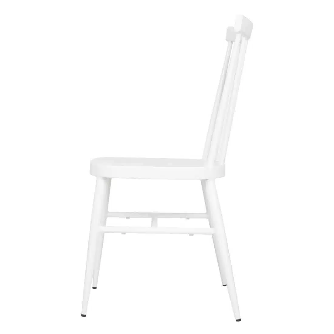 Bolero Windsor Aluminium White Chairs White (Pack of 4) - Image 2