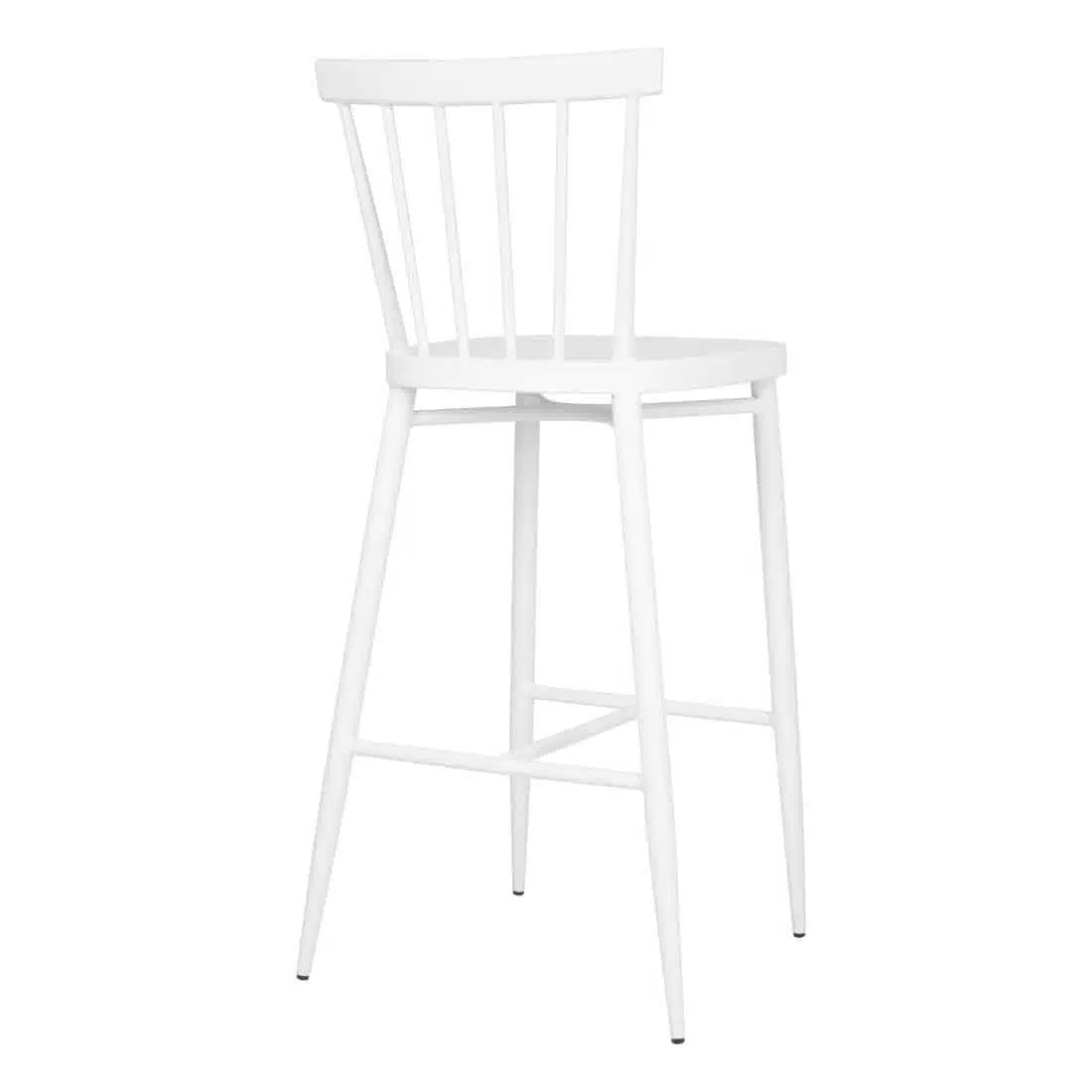 Bolero Windsor Aluminium White High Stools (Pack of 2) - Image 3