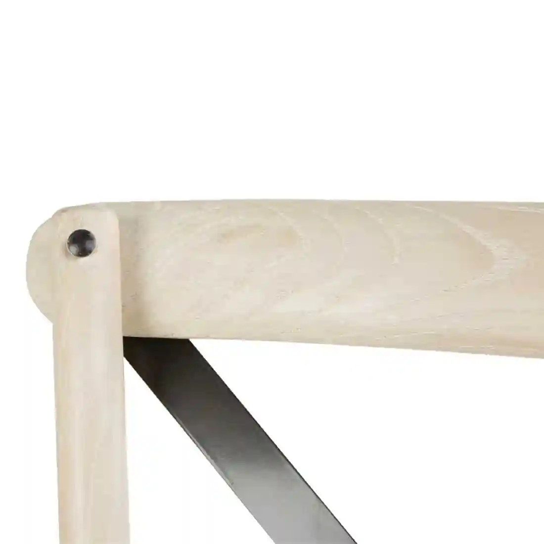 Bolero Bentwood Chairs with Metal Cross Backrest (Pack of 2) - Image 5