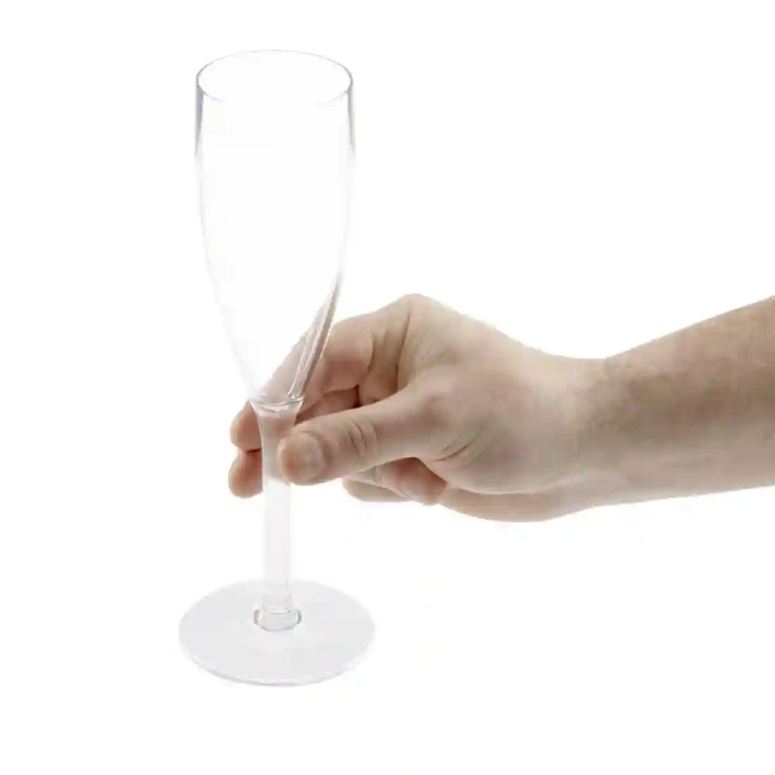 Olympia Kristallon Polycarbonate Champagne Flutes 210ml (Pack of 12) - Image 6