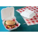 Fiesta Compostable Bagasse Burger Boxes with Side Ridges 152mm (Pack of 500) - Image 9