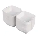 Fiesta Compostable Bagasse Burger Boxes with Bottom Ridges 153mm (Pack of 500) - Image 7