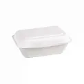 Fiesta Compostable Bagasse Hinged Food Containers 182mm - Image 3