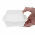 Vegware Compostable Bagasse Burger Boxes 152mm (Pack of 500) - Image 3