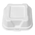 Vegware Compostable Bagasse Burger Boxes 152mm (Pack of 500) - Image 7