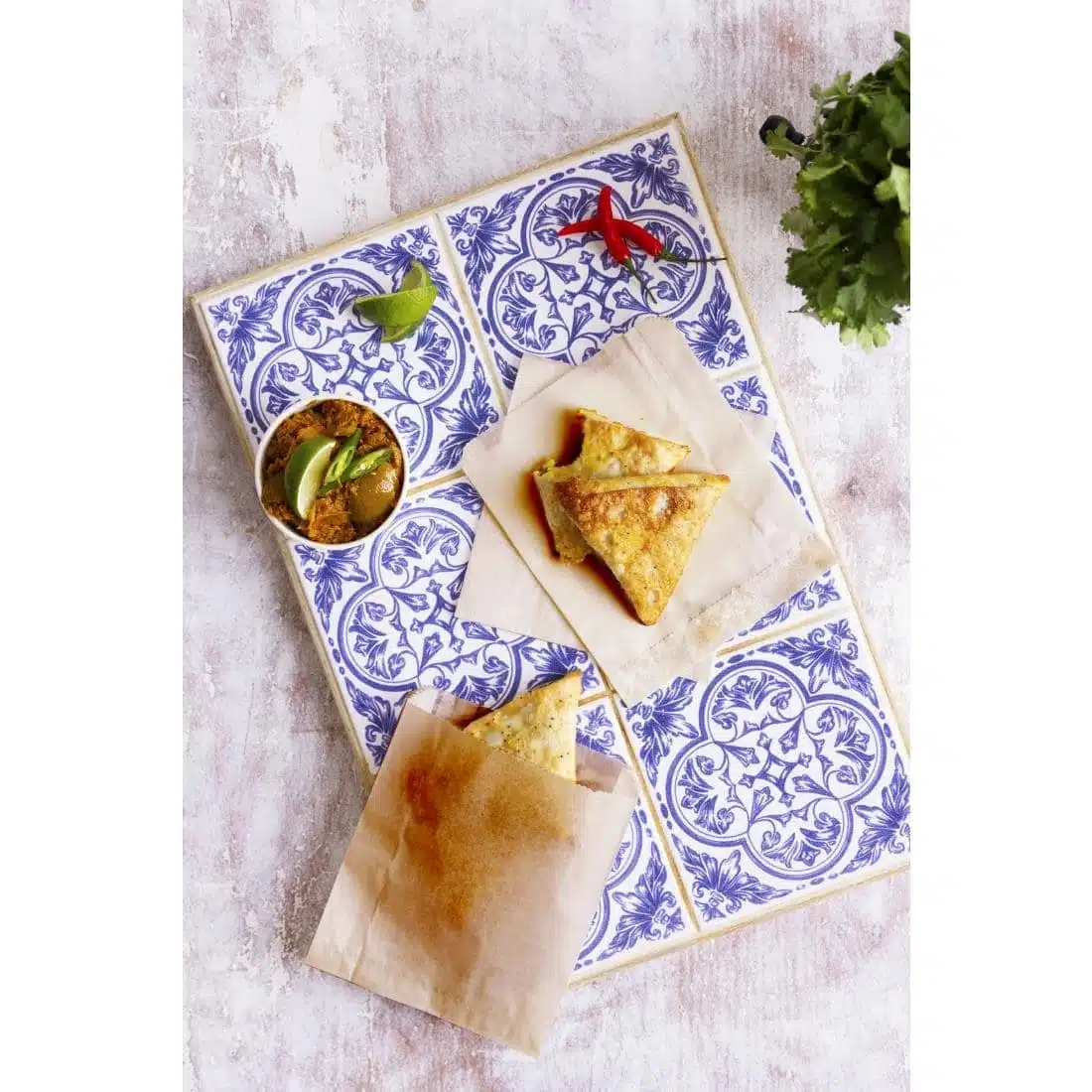 Vegware Compostable Paper Sandwich Bags Kraft - 10x10" (Pack of 1000) - Image 2