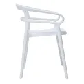 Bolero Mateo Café Chairs White (Pack of 2) - Image 2