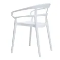 Bolero Mateo Café Chairs White (Pack of 2) - Image 3