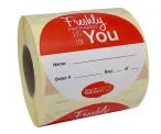 Takeaway Food Safe Delivery Labels - 90mm Diameter - Image 2