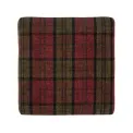 Bolero Dale Low Stools Claret Tartan (Pack of 2) - Image 2
