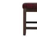 Bolero Dale Low Stools Claret Tartan (Pack of 2) - Image 3