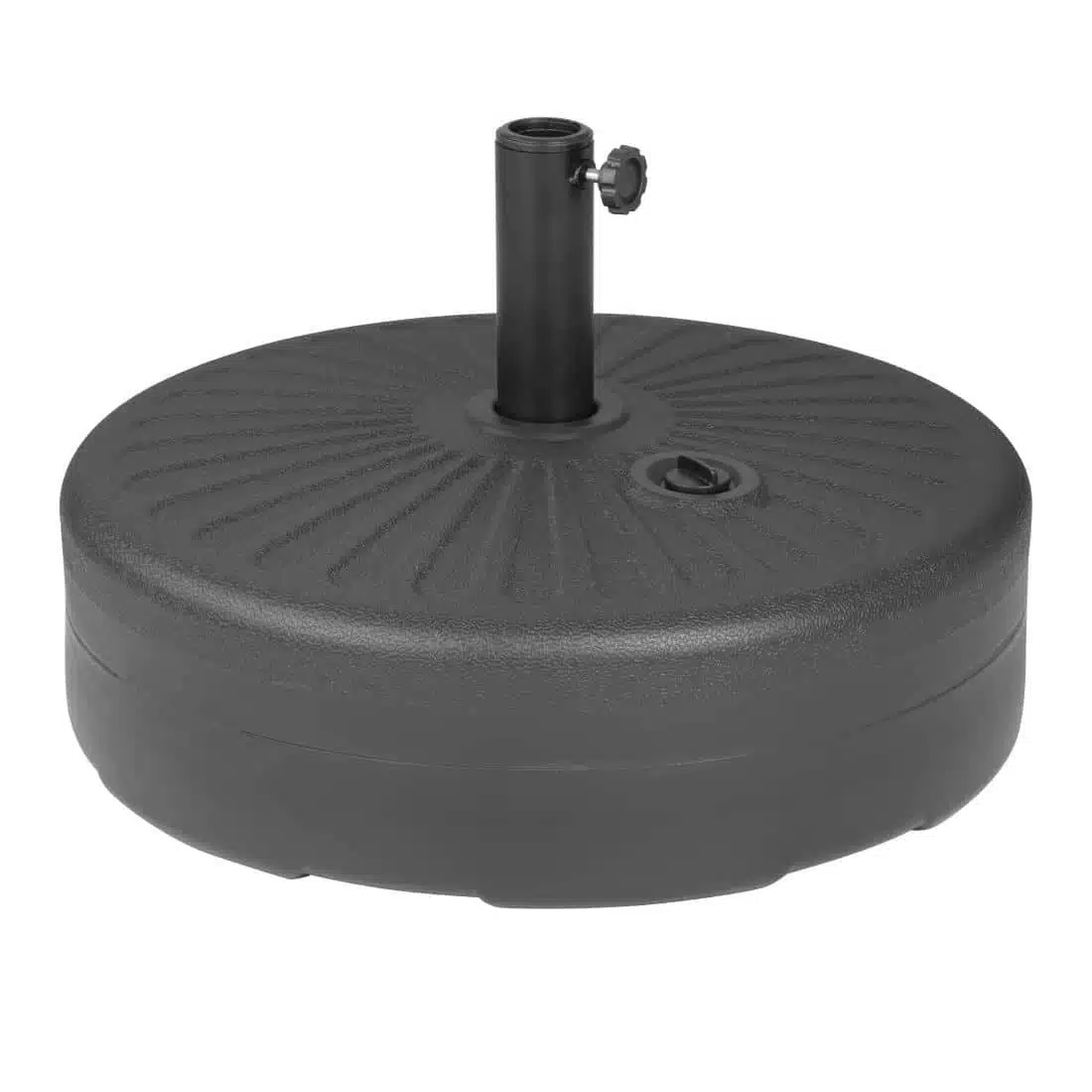 Bolero Black Plastic Parasol Base 40Ltr (filled) - Image 1