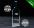 Emerald Wine Bottle Table Number - Image 1
