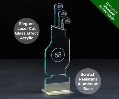 Emerald Golf Bag Table Number