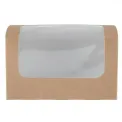 Colpac Compostable Kraft Sandwich Packs With PLA Window (Pack of 500) - Image 1