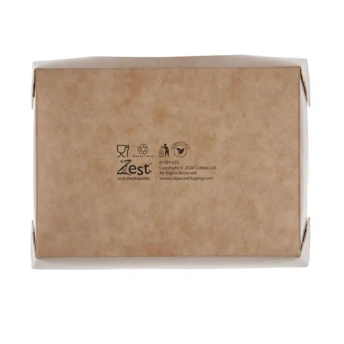 Colpac Zest Compostable Kraft Medium Salad Box 825ml/29oz (Pack of 250) - Image 6