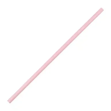 Fiesta Compostable Bendy Paper Straws Pink (Pack of 250)