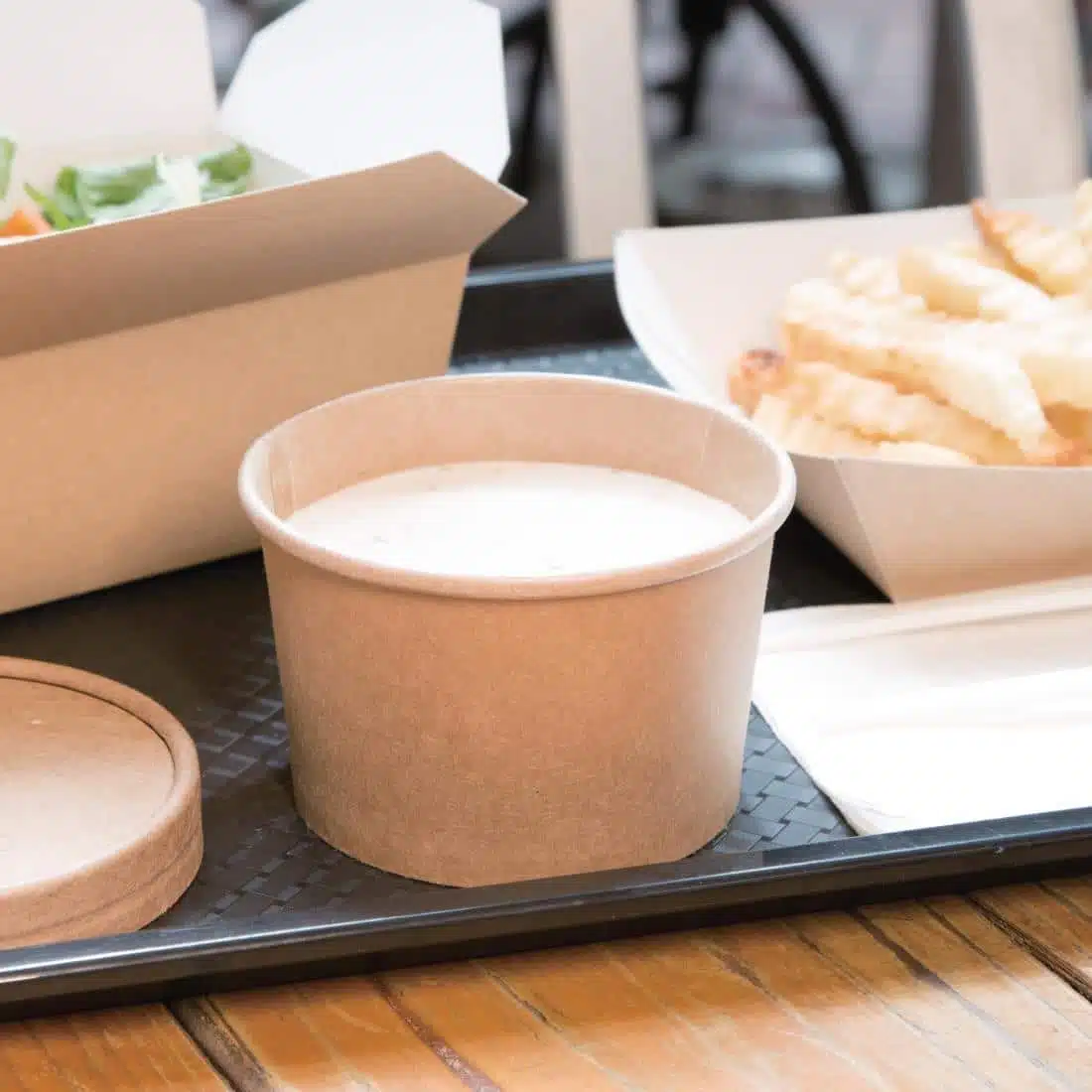 Fiesta Compostable Soup Containers 98mm 230ml / 8oz (Pack of 500) - Image 4