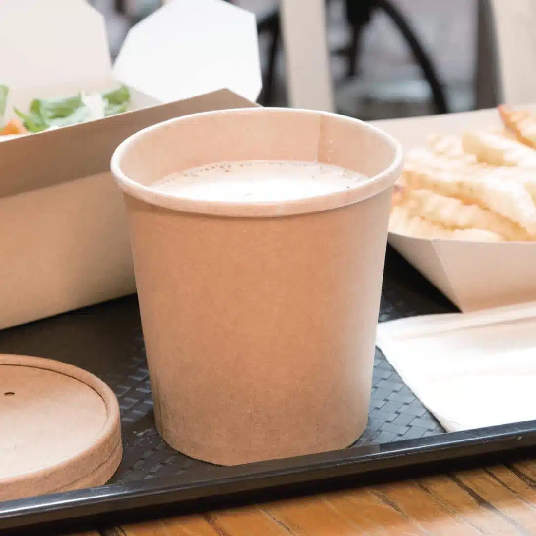 Fiesta Compostable Soup Containers 98mm 455ml / 16oz (Pack of 500) - Image 4