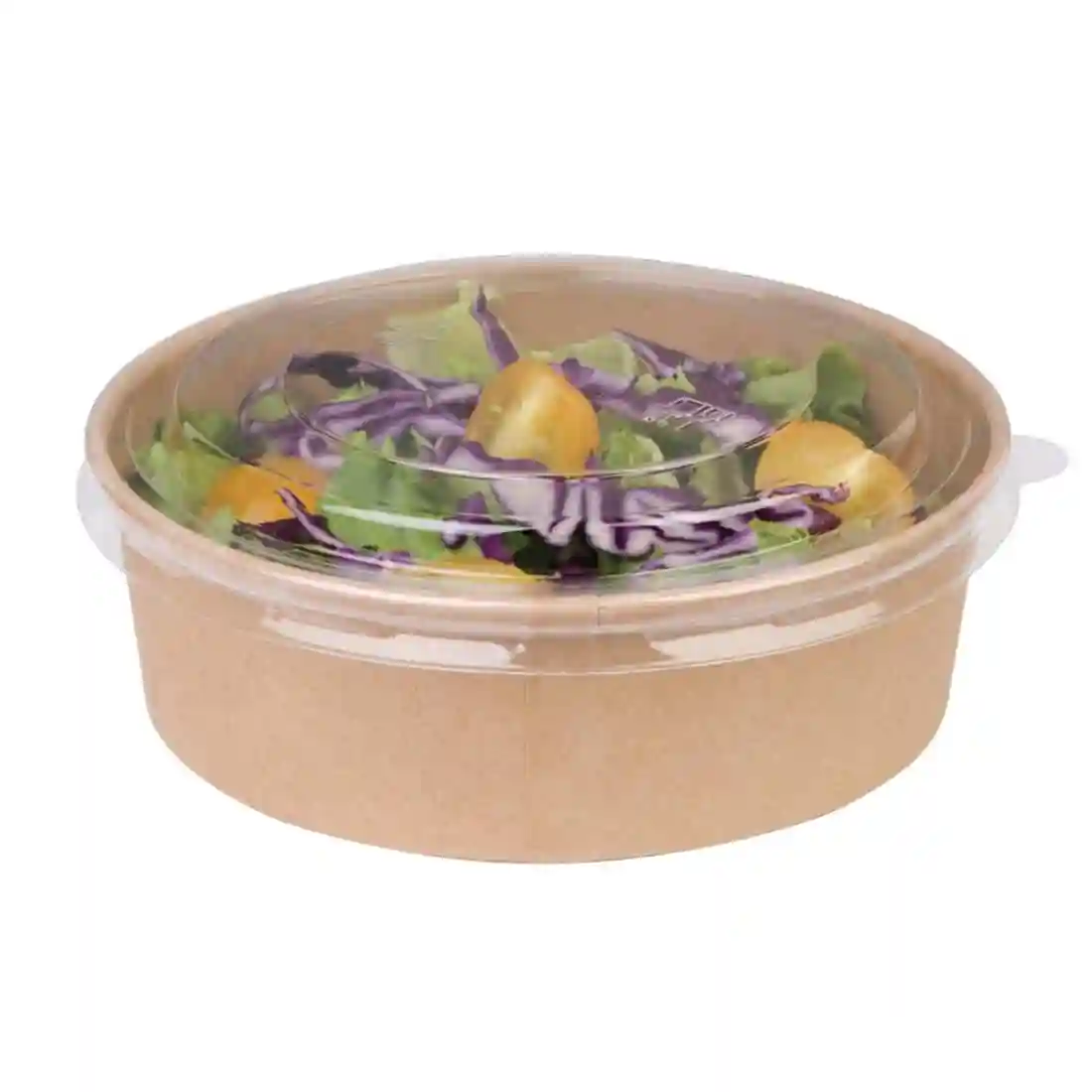 Fiesta Compostable Round Kraft Salad Bowls 500ml / 18oz (Pack of 300) - Image 4