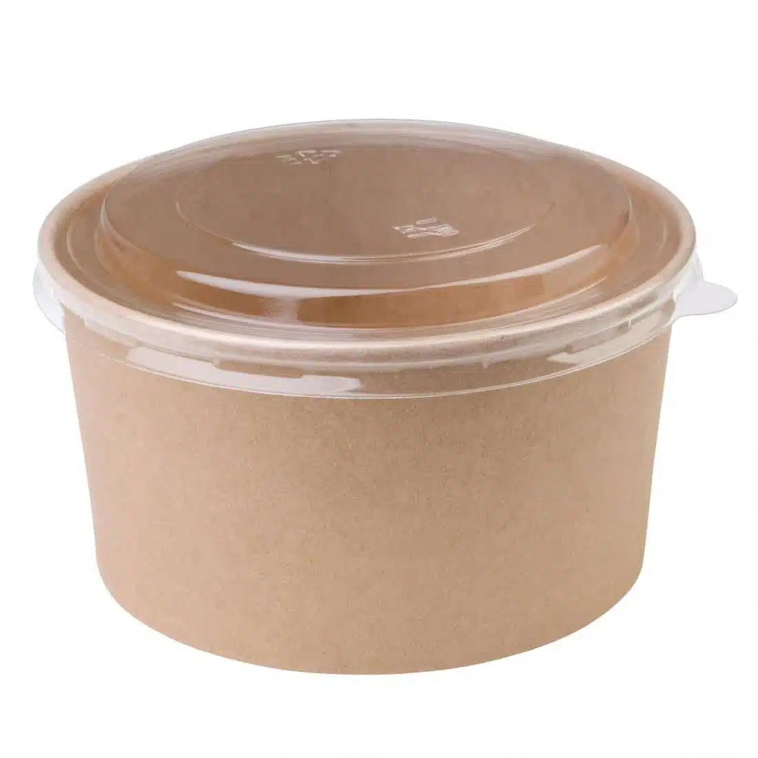 Fiesta Compostable Round Kraft Salad Bowls 1000ml / 35oz (Pack of 300) - Image 3