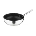 Vogue Stainless Steel Non-Stick Teflon Platinum Plus Sauté Pan 24cm - Image 1