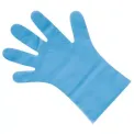 Nisbets Essentials Powder-Free TPE Gloves Blue - Image 2