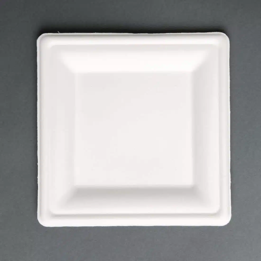 Fiesta Compostable Bagasse Square Plates 261mm (Pack of 50) - Image 1