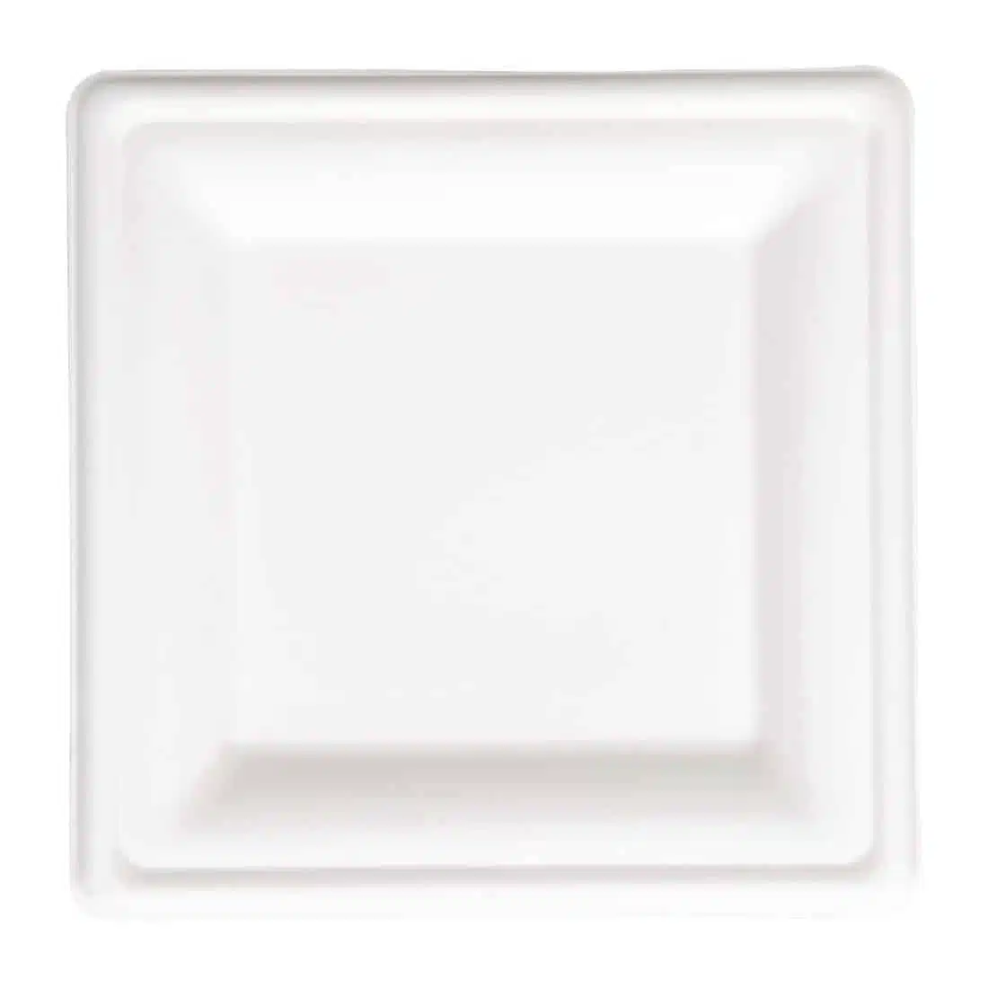 Fiesta Compostable Bagasse Square Plates 261mm (Pack of 50) - Image 3