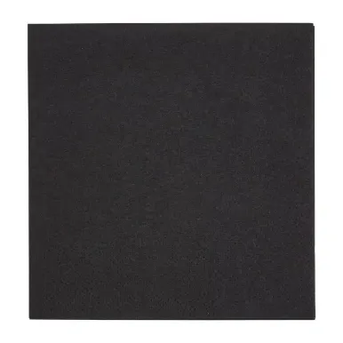 Fiesta Recyclable Cocktail Napkin Black 24x24cm 2ply 1/4 Fold (Pack of 4000)