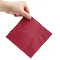 Fiesta Recyclable Lunch Napkin Bordeaux 33x33cm 2ply 1/4 Fold (Pack of 2000) - Image 3