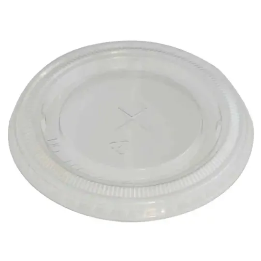 eGreen RPET Flat Lid with Straw Hole 93mm (1000 Pack)